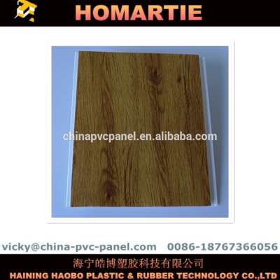 Laminated Sheet Width 20cm Thickness 7mm Interior PVC Wall Paneling & PVC Ceiling Board